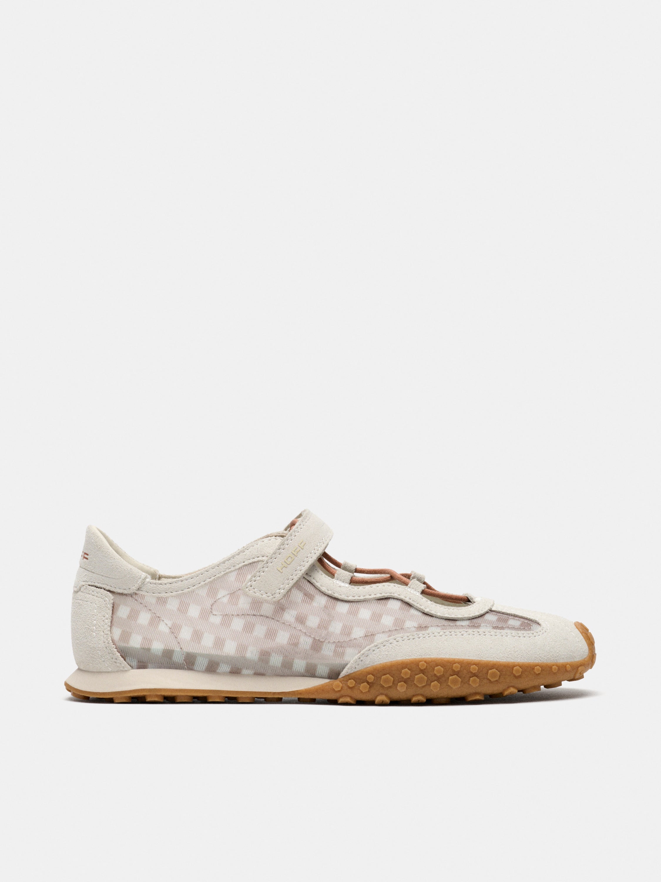 BRIDGE BOW VICHY OFF WHITE