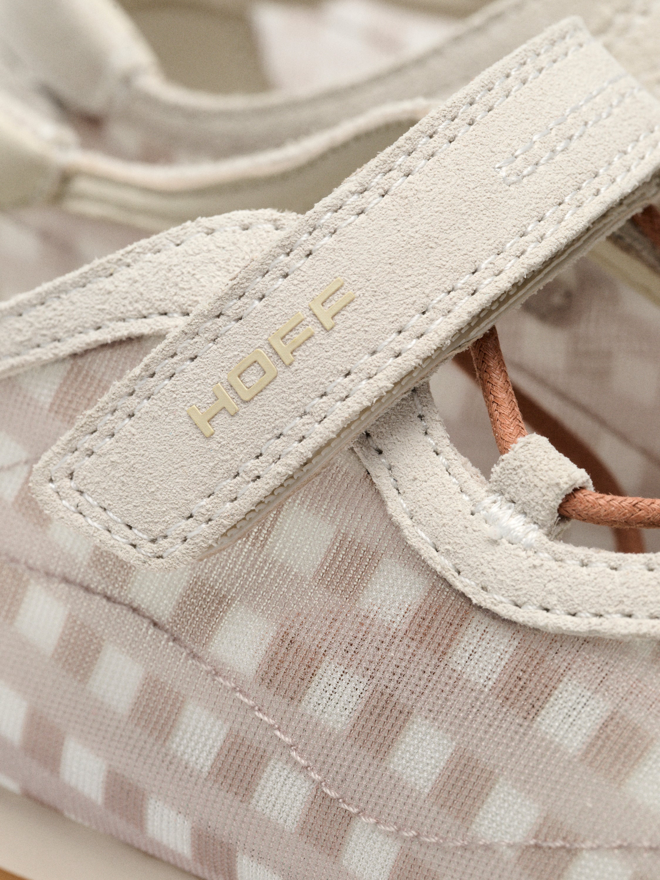 BRIDGE BOW VICHY OFF WHITE