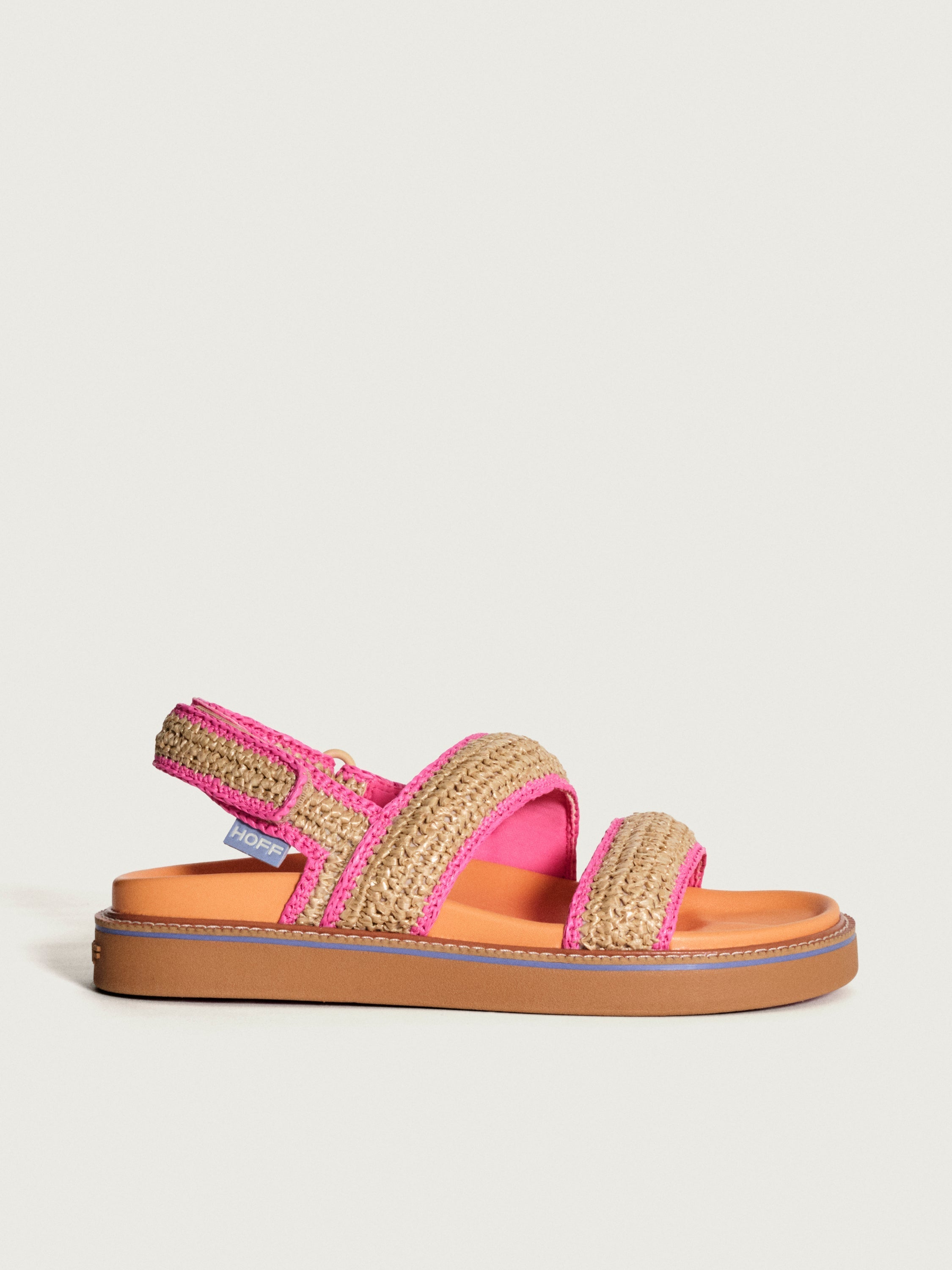 SANDALIA ROAD RAFIA BEIGE