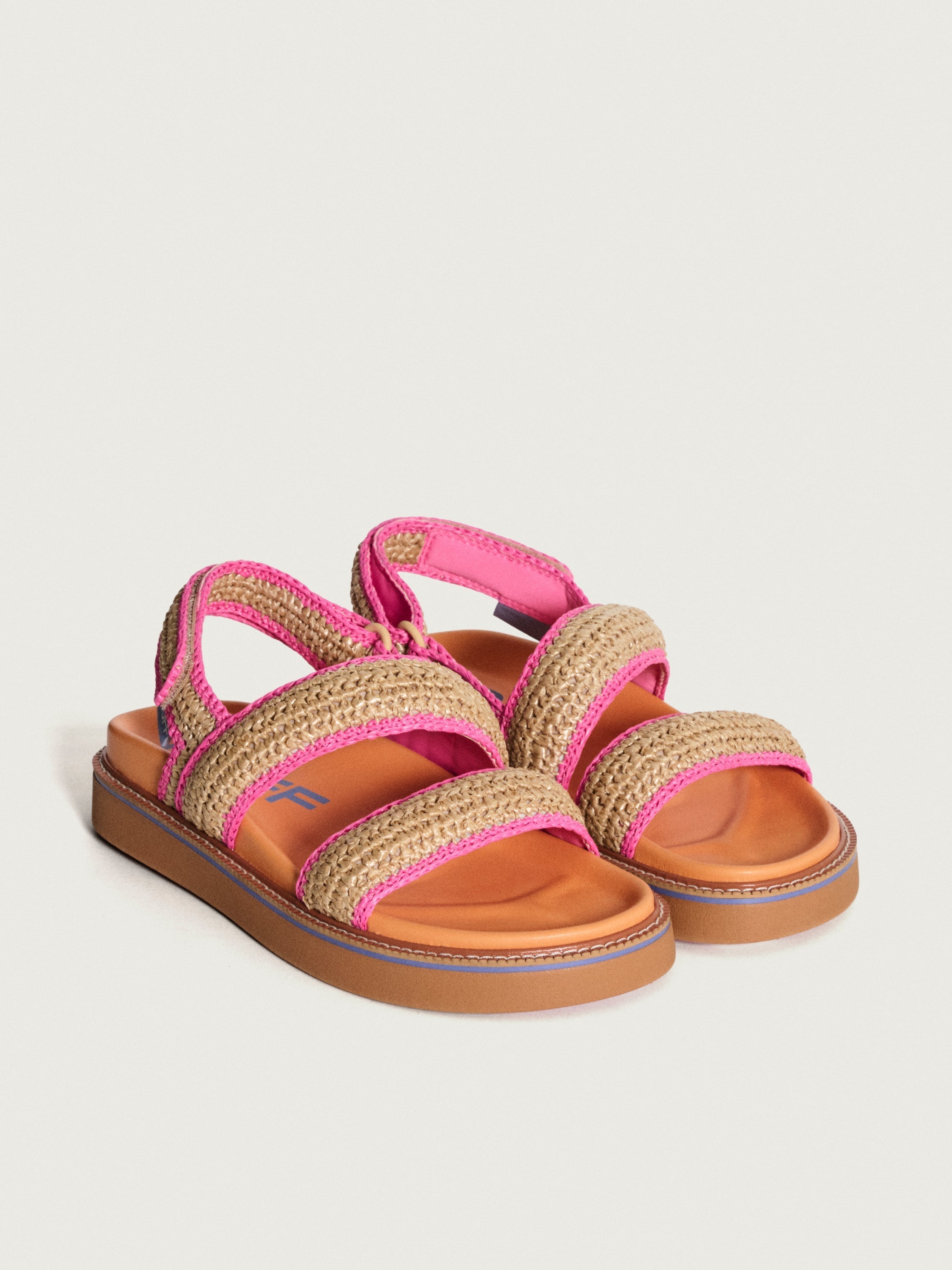 SANDALIA ROAD RAFIA BEIGE